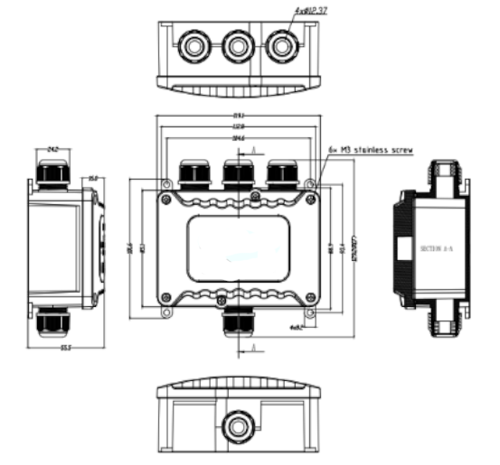 echosensor IP68 enclosure